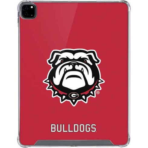 University of Georgia Bulldogs Logo iPad Pro 12.9in (2020) Clear Case